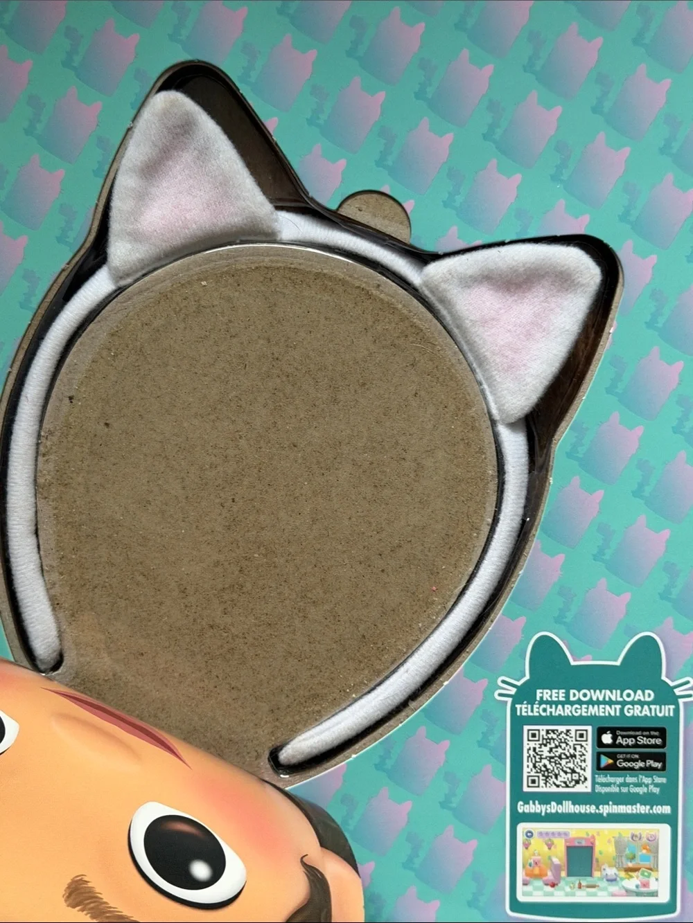 Scholastic Gabby’s Dollhouse Silver Headband with Pink Inner Ears